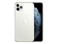 Apple iPhone 11 Pro Max - Smartphone - double SIM - 4G Gigabit Class LTE - 512 Go - GSM - 6.5" - 2688 x 1242 pixels (458 ppi) - Super Retina XDR Display (caméra avant de 12 mégapixels) - 3 x caméras arrière - argent MWHP2ZD/A