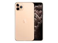Apple iPhone 11 Pro Max - Smartphone - double SIM - 4G Gigabit Class LTE - 256 Go - 6.5" - 2688 x 1242 pixels (458 ppi) - Super Retina XDR Display (caméra avant de 12 mégapixels) - 3 x caméras arrière - or MWHL2ZD/A