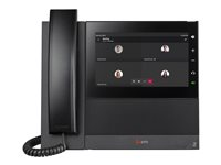 Poly CCX 600 for Microsoft Teams - Téléphone VoIP avec ID d'appelant/appel en instance - SIP, RTCP, RTP - 24 lignes - noir 82Z84AA