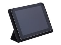 DICOTA BookCase 10 - Coque de protection pour tablette - cuir synthétique - noir - 10.1" - pour Samsung Galaxy Note 10.1, Note 10.1 WiFi D30834