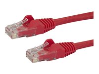 StarTech.com Câble Ethernet 10 m - RJ45 Cat6 - Câble réseau sans accroc - UTP - Cordon patch - Catégorie 6 - Rouge - Cordon de raccordement - RJ-45 (M) pour RJ-45 (M) - 10 m - CAT 6 - moulé, sans crochet - rouge N6PATC10MRD