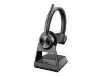 Poly Savi 7310-M Office - Savi 7300 series - micro-casque - sur-oreille - DECT - sans fil - Suppresseur de bruit actif - noir - Certifié pour Microsoft Teams 8D3K7AA#ABB