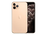 Apple iPhone 11 Pro - Smartphone - double SIM - 4G Gigabit Class LTE - 64 Go - 5.8" - 2436 x 1125 pixels (458 ppi) - Super Retina XDR Display (caméra avant de 12 mégapixels) - 3 x caméras arrière - or MWC52ZD/A